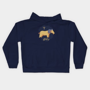 Aries: Born to blaze trails, fearless and bold. Kids Hoodie